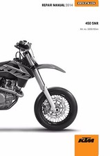 KTM Service Workshop Shop Repair Manual Book 2014 450 SMR