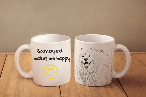 Samoyède mug makes me - un, "makes