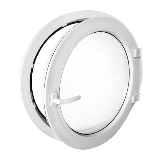 Fenêtre ronde blanche la - ronde,