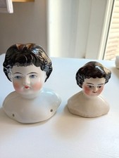 2 Têtes De Poupée Ancienne