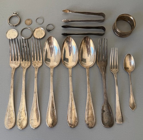 Lot argent massif fondre - d'argent,