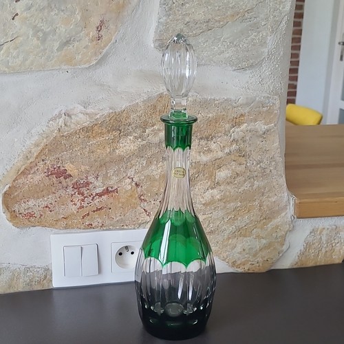 Carafe cristal vert et - carafe,