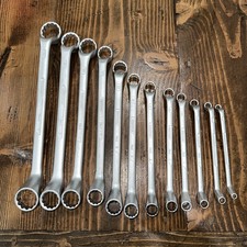 Gedore 1500 ES-2 Metric Offset Double Ring Box End Wrench Set