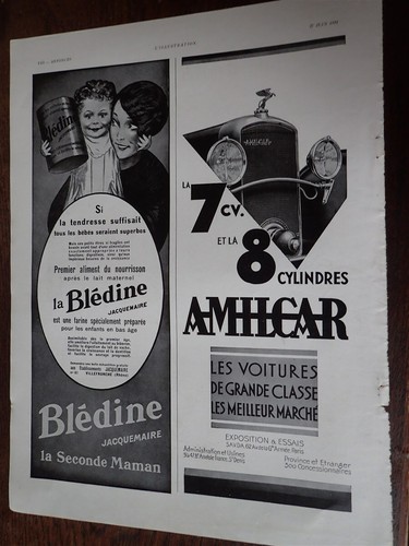 Amilcar 7cv cylindres - cylindres, +