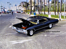 1967 67 Chevy Impala Biscayne Caprice 4 Door Sport Sedan Black 3 Inch Replica AA