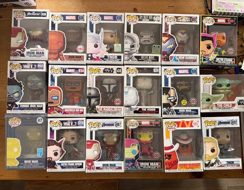 Lot figurine pop marvel - marvel, et