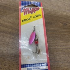 Mepps Aglia Long Size 1 Willow Leaf Blade Spinner Deep Runner  1/6 Oz Purple