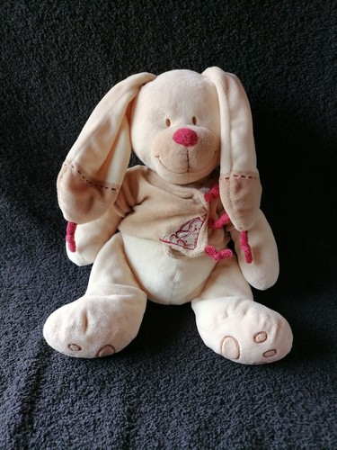 Doudou peluche lapin bastien - doudou,