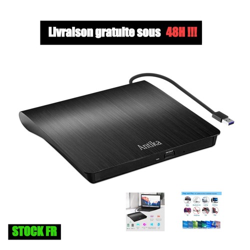 Lecteur dvd externe - dvd, usb