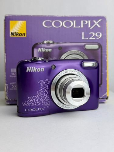 Nikon coolpix l29 purple - coolpix,