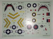 Heller Sticker uniquement décoration avion - P51b Mustang - neuf