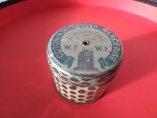 VINTAGE BOITE A BOBINE DE FIL MERCERIE EN TOLE