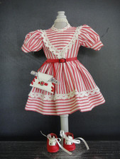 Antique Bleuette doll dress