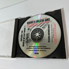 Windows 95 Simulation Games Compilation PC Video Game Disc - 1997 - Used