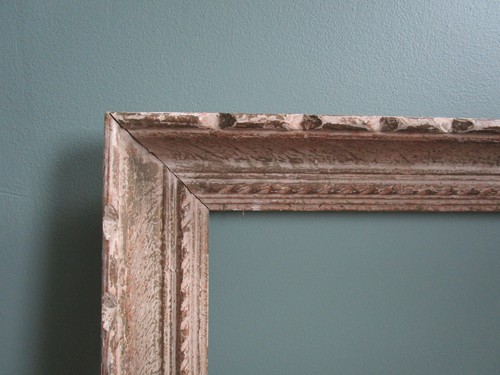 Grand cadre bois ancien - bois,