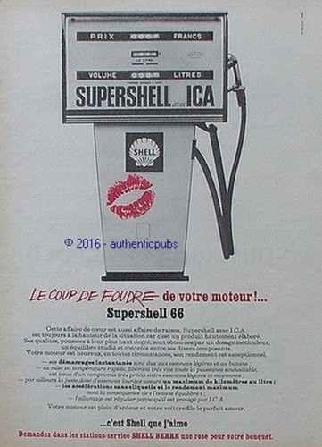 Publicite shell supershell - shell,