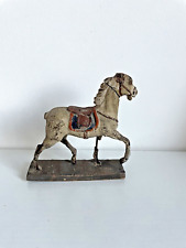 Horse Ride Carousel Sculpture Figure Antique Wooden Horses