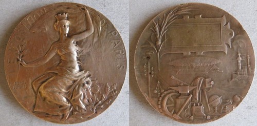 Médaille bronze exposition - en,