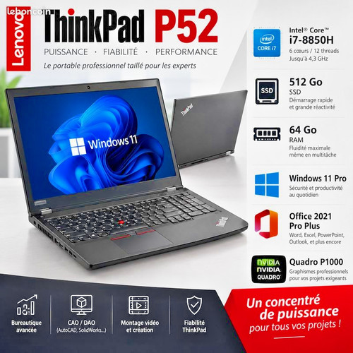Lenovo thinkpad p52 core - lenovo,