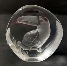 TOUCAN MATS JONASSON SWEDEN CRYSTAL DEPOLI SULFIDE PAPER PRESS