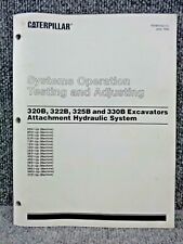 Caterpillar 320B 322B 325B 330B Excavator Attachment Hydraulic Systems Manual