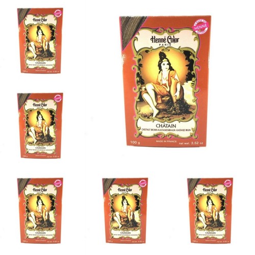 Henné châtain poudre 6x100gr - henné,