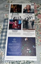 Louis Chedid Dedication Autograph Advertising Stand