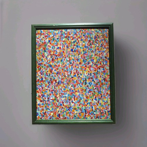 Antique painting abstract - painting, on