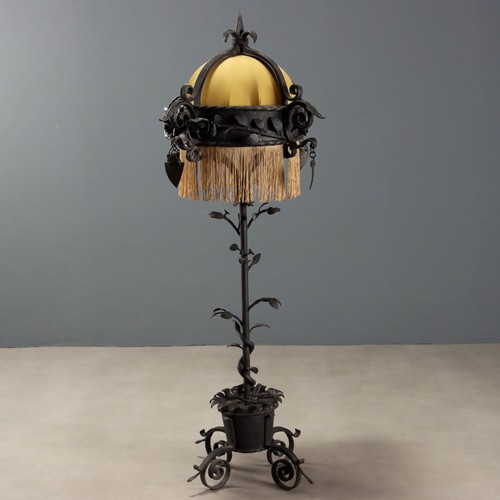 Lampadaire art nouveau ancien - lampadaire,