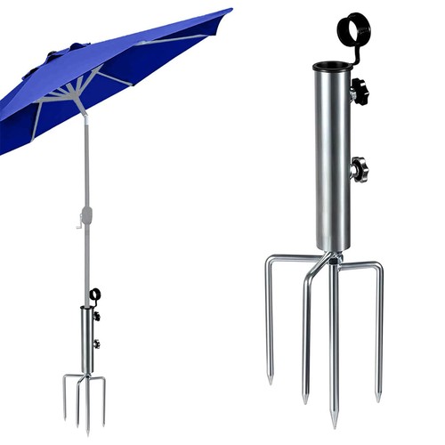 Pied parasol avec pic de - pied,