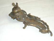 Porte-Stylo Porte- Stylos Stylo Plume Encrier Laiton Avec Colombe