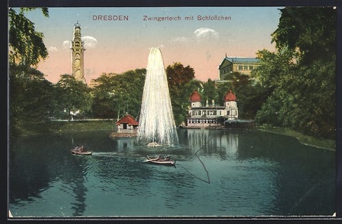 Dresde étang chenil avec - dresde,, de