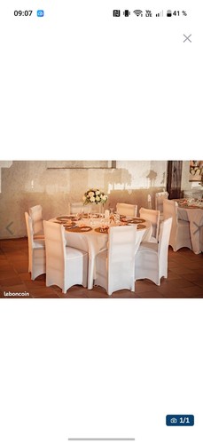 Housses chaises mariage - housses, de