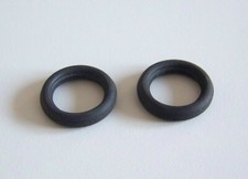 Playmobil (S256) Racing - Set of 2 Tyres for Motorcycle Racing Wheel 3303 3779 3992