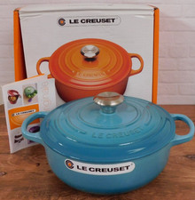 Le Creuset Signature Cast Iron 3.5 Quart Sauteuse Oven, Caribbean  *NEW*