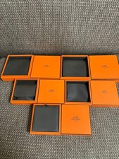 Lot de rangement bijoux collier Hermès 5 pièces pochette mzmr A excellent état