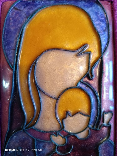 Tableau plaque vitrail - tableau,
