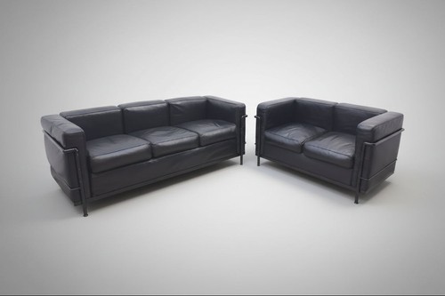 Cassina corbusier lc2 suite - corbusier,