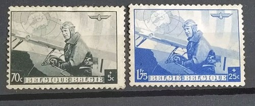 Timbres belgique aviation - timbres,