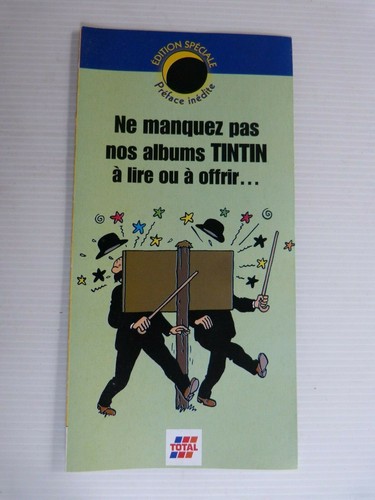 Tintin tract publicitaire - -,