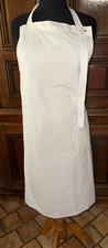 Antique large craft apron, kitchen in pure cotton canvas ref No. 2