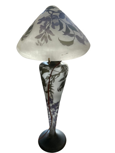 Lampe champignon emile gallé - lampe,