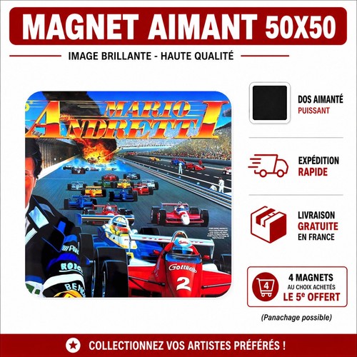 Magnet mario andret gottlieb - mario,