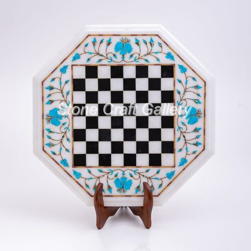 Marbre échiquier table - 15,