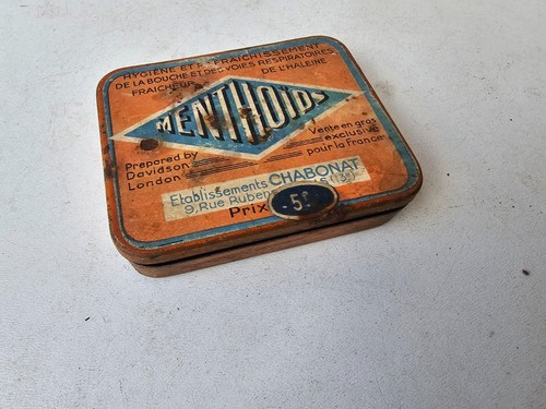 Ancienne boite publicitaire - ancienne,
