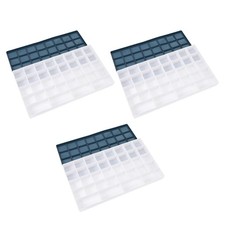  3 Pcs Boite Aquarelle Coffret Peinture Récipient De Pigments Palette Mélange
