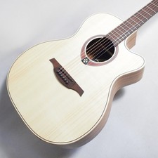 LAG Guitars T70ACE-NAT Electric Acoustic Auditorium Cutaway Satin Finish