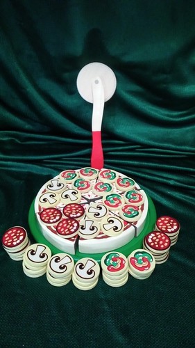 Pizza party wooden - pizza, play