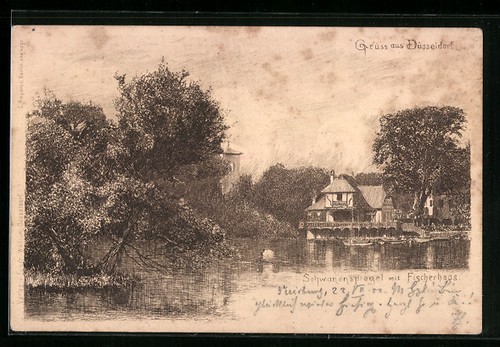 Carte postale düsseldorf - carte,