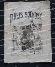 1883 Journal Ancien " PARIS